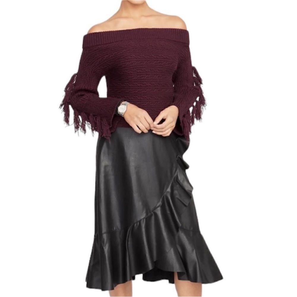 RACHEL Rachel Roy ELIDA SKIRT Vegan Leather